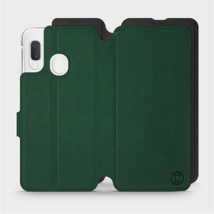 Phone Case Samsung Galaxy A20e - Design Green with Black