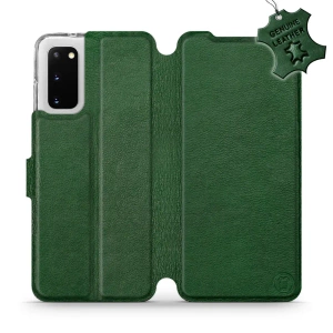 Hülle für Samsung Galaxy S20 - Farbe Green Leather