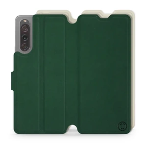 Hülle für Sony Xperia 10 V - Farbe Grün mit Platin