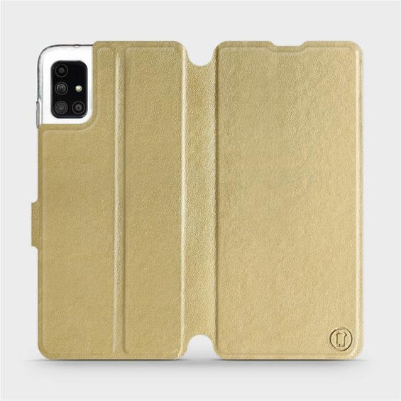Phone Case Samsung Galaxy M51 - Design Gold&Gray