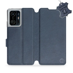 Phone Case Xiaomi 11T - Design Blue Leather