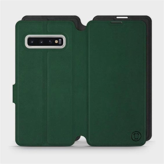 Phone Case Samsung Galaxy S10 - Design Green with Black