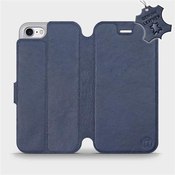 Phone Case Apple iPhone 7 - Design Blue Leather