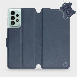 Phone Case Samsung Galaxy A33 5G - Design Blue Leather