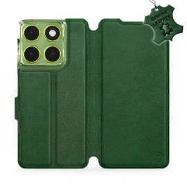 Phone Case Motorola Edge 70 - Design Green Leather