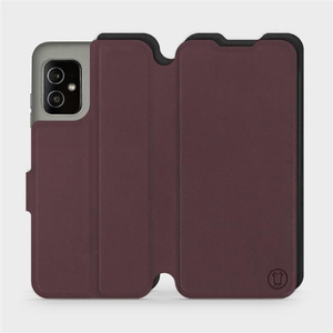 Phone Case Asus Zenfone 8 - Design Burgundy with Black