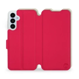 Hülle für Samsung Galaxy A25 5G - Farbe Rot mit Platin