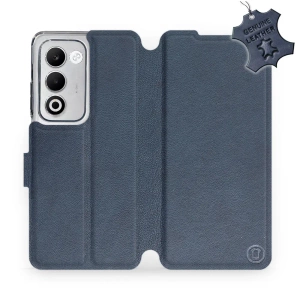 Phone Case OPPO A5 5G - Design Blue Leather