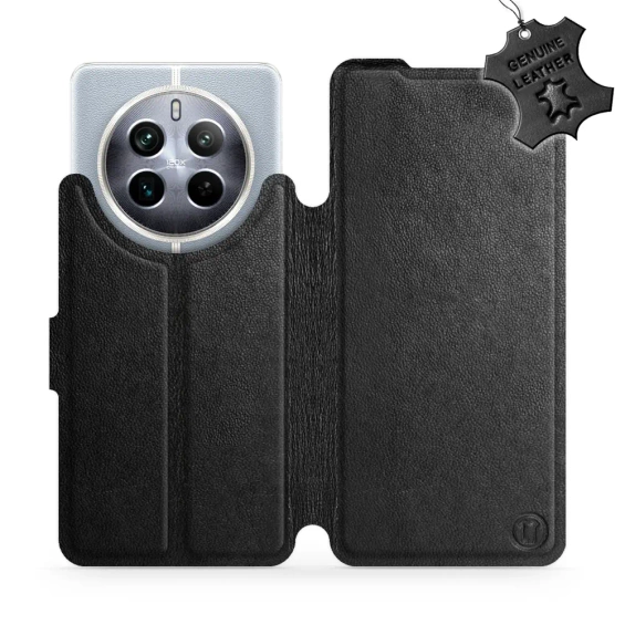 Phone Case Realme 12 5G - Design Black Leather