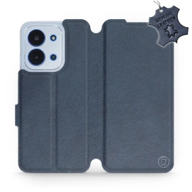 Phone Case Xiaomi Redmi 15C - Design Blue Leather