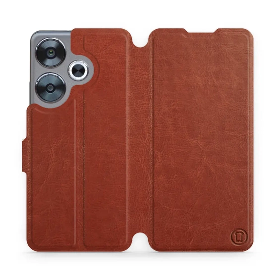 Phone Case Xiaomi POCO F6 - Design Brown&Orange