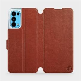 Phone Case OPPO RENO 5 5G - Design Brown&Orange