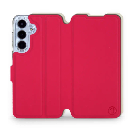 Phone Case Samsung Galaxy S25 FE 5G - Design Red with Platinum