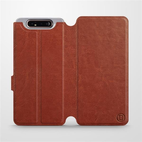 Phone Case Samsung Galaxy A80 - Design Brown&Gray