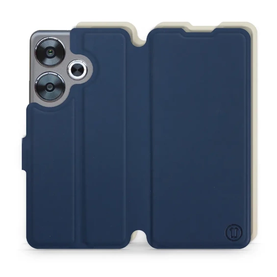 Phone Case Xiaomi POCO F6 - Design Navy with Platinum