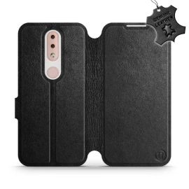 Phone Case Nokia 4.2 - Design Black Leather