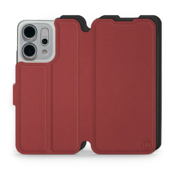 Phone Case OPPO Reno 14 5G - Design Dark Red with Black
