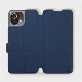 Phone Case Xiaomi Mi 11 Lite - Design Navy with Platinum