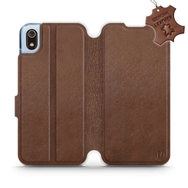 Phone Case Xiaomi Redmi 7A - Design Brown Leather