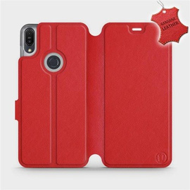 Phone Case Asus Zenfone Max Pro M1 ZB602KL - Design Red Leather