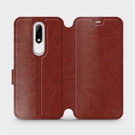 Phone Case Nokia 5.1 Plus - Design Brown&Gray