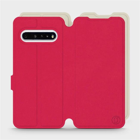 Phone Case LG V60 ThinQ 5G - Design Red with Platinum