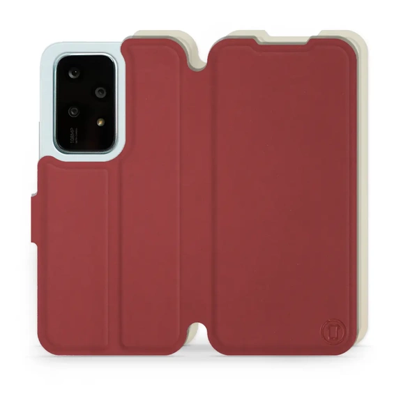 Phone Case Huawei Honor 200 Lite - Design Dark Red with Platinum