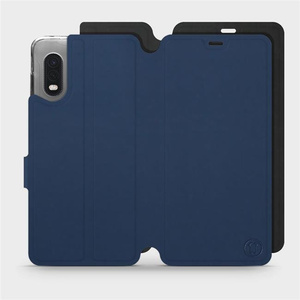 Etui Soft Touch do Samsung Galaxy Xcover PRO - wzór Głęboki granat z czernią