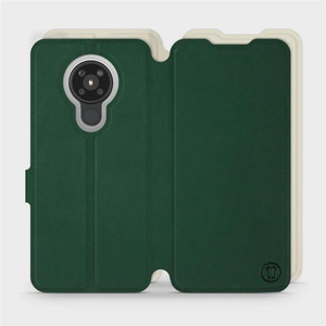 Phone Case Nokia 5.3 - Design Green with Platinum