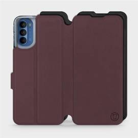 Phone Case Motorola Moto G41 - Design Burgundy with Black