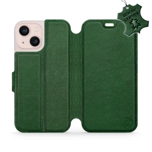 Phone Case Apple iPhone 13 mini - Design Green Leather