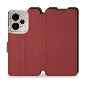 Phone Case Realme 15 Pro 5G - Design Dark Red with Black