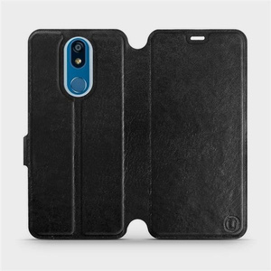 Etui do LG K40 - wzór Black&Orange