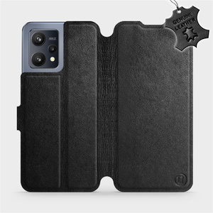 Hülle für Realme 9 - Farbe Black Leather