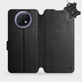 Phone Case Xiaomi Redmi Note 9T - Design Black Leather