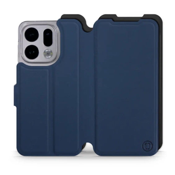 Hülle für OPPO Find X9 - Farbe Marineblau mit Platin