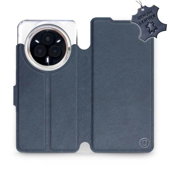 Phone Case Realme 14 Pro Plus 5G - Design Blue Leather