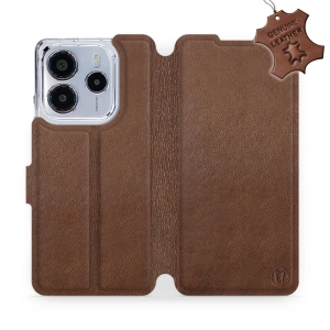 Phone Case Xiaomi Redmi Note 14 5G - Design Brown Leather
