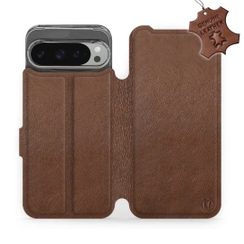 Phone Case Google Pixel 9 Pro XL - Design Brown Leather