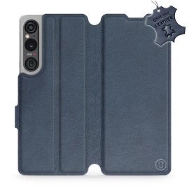 Phone Case Sony Xperia 1 V - Design Blue Leather