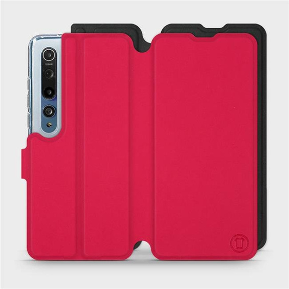 Hülle für Xiaomi Mi 10 - Farbe Rot mit Schwarz