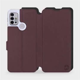 Phone Case Motorola Moto G10 - Design Burgundy with Black