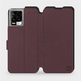 Phone Case Realme 8 Pro - Design Burgundy with Black