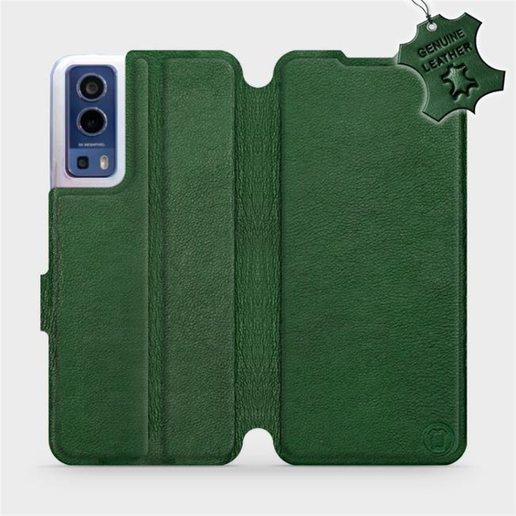 Hülle für Vivo Y52 5G - Farbe Green Leather