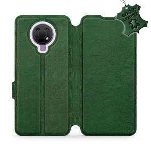 Phone Case Nokia G10 - Design Green Leather