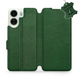Phone Case Xiaomi Redmi 13C - Design Green Leather