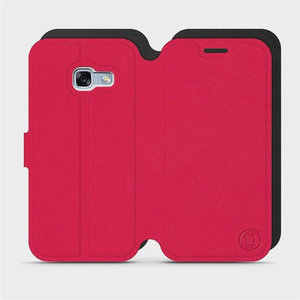 Phone Case Samsung Galaxy A3 2017 - Design Red with Black