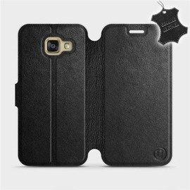 Phone Case Samsung Galaxy A3 2016 - Design Black Leather