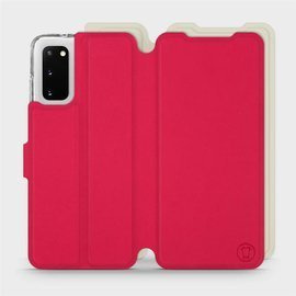 Phone Case Samsung Galaxy S20 - Design Red with Platinum