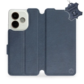 Phone Case OPPO A5 Pro 5G - Design Blue Leather